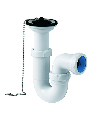 SIFON LAVABO C/ VALVULA S-90 D.40