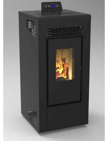 ESTUFA PELLET KEOPS 10 NEGRA