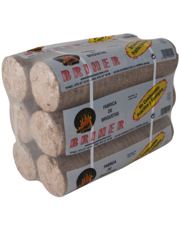 BRIQUETA COMBUSTIBLE COMPACTA 6UD