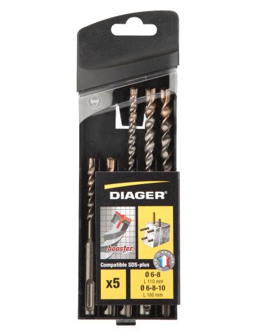 BROCA SDS PLUS JGO 5 PZS