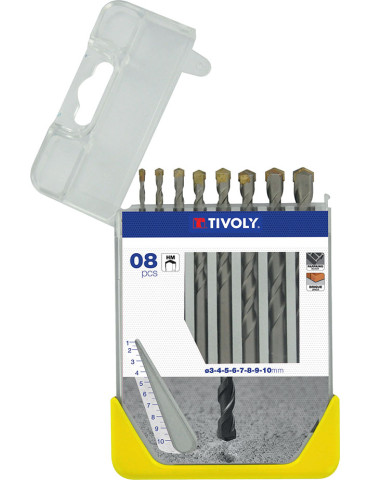 BROCA HORMIGON SET 8 PZS