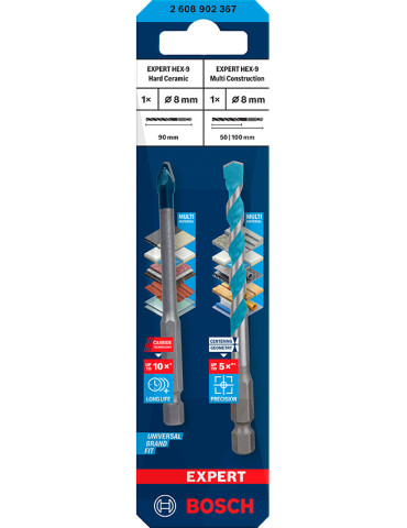BROCA CERAMIC HEX-9 +MULTIC HEX-9