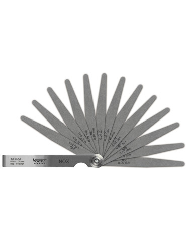 GALGAS INOX. JGO 13 LAMINAS