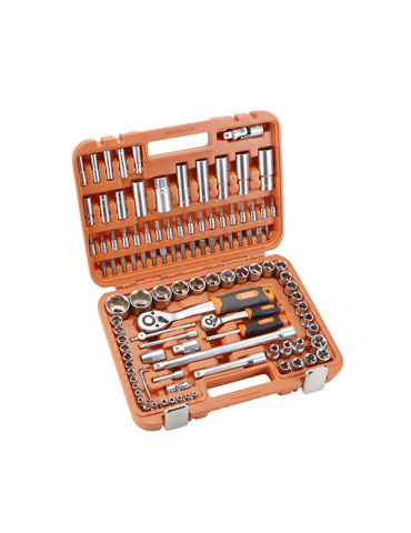 LLAVE VASO JGO 110PZ +CARRACA