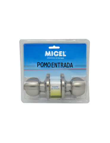 POMO BOLA PUERTA ENTRADA INOX