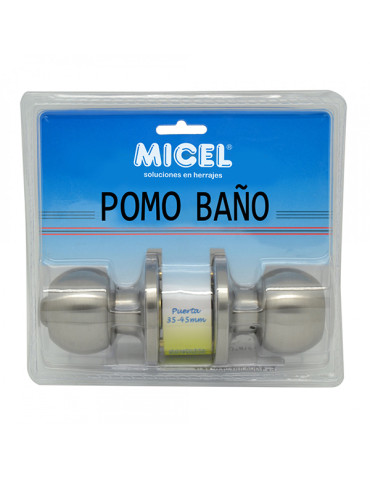 POMO BOLA BAÑO INOX