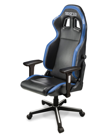 SILLON PIEL OFICINA-GAMING AZUL