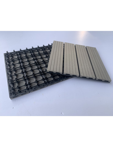 LOSETA COMPOSITE GRIS 9 UDS