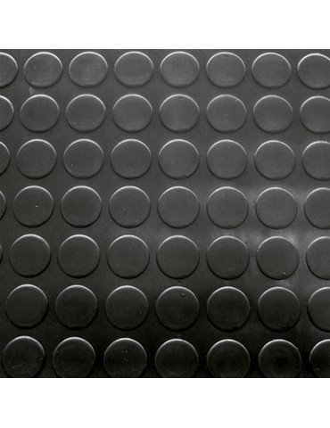 PAVIMENTO CIRCULOS CAUCHO NEGRO 3MM