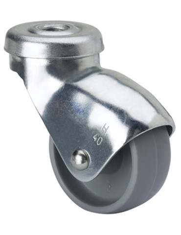 RUEDA PLASTICO GRIS (B)