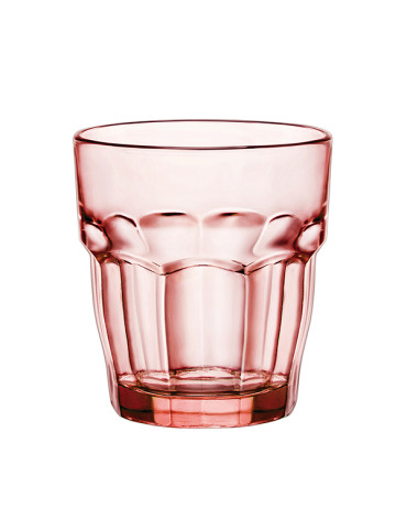 VASO AGUA NARANJA ROCK BAR PACK 6