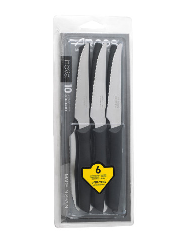 CUCHILLOS CHULETERO NOVA SET 6