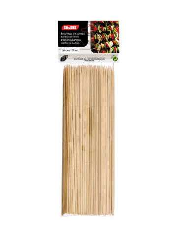 BROCHETA BAMBU 100 UNID.