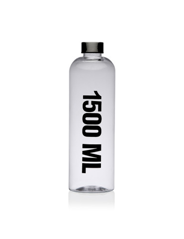 BOTELLA AGUA PS-INOX TRANSPARENTE