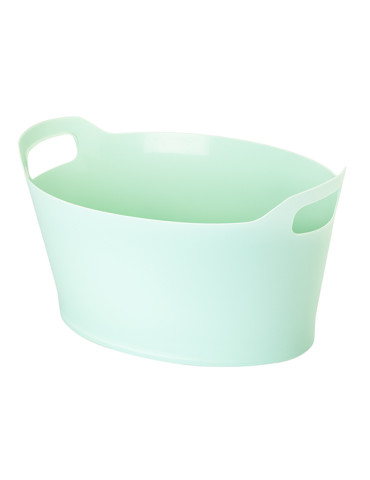 CESTA ROPA OVAL BASKET TURQ