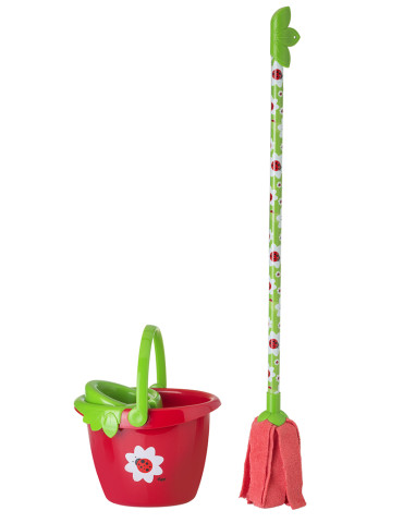 CUBO+FREGONA LADYBUG INFANTIL