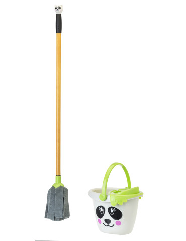 CUBO+FREGONA PANDA INFANTIL