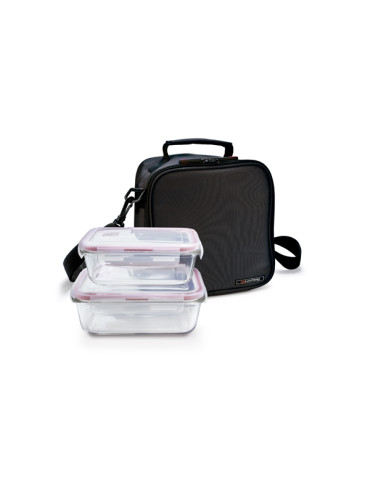 MALETIN +2 HERMETICOS CRISTAL NEGRO