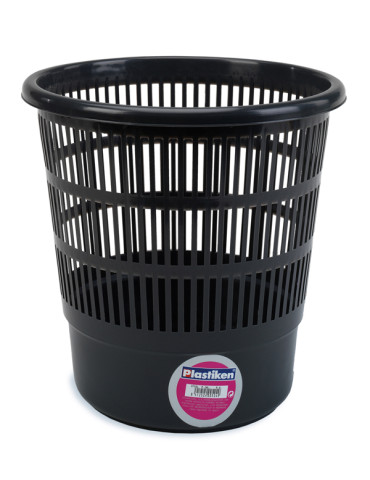 PAPELERA REJILLA NEGRA