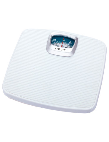 BASCULA BAÑO MECANICA BLANCA