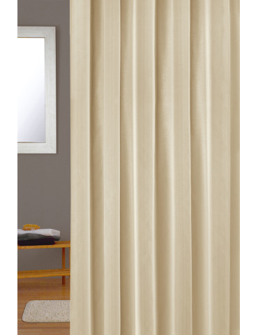 CORTINA BAÑO POLIESTER BEIGE