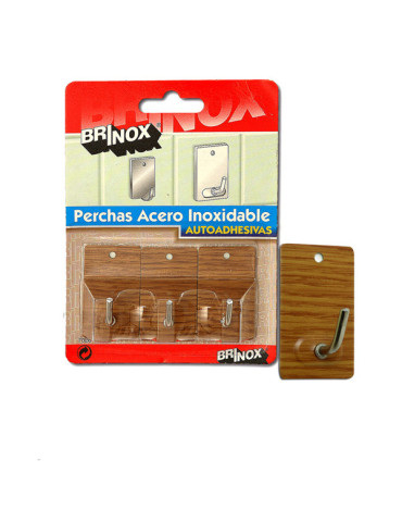 PERCHA MADERA ADH. L.3