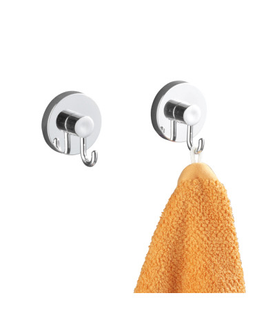 PERCHA VACUUM LOC CROMO 2 UN.