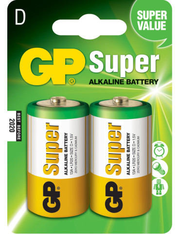 PILA ALCALINA LR20 BLISTER 2u