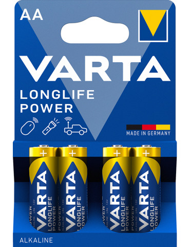 PILA ALCALINA LR06 AA BL 4 LONGLIFE POWER