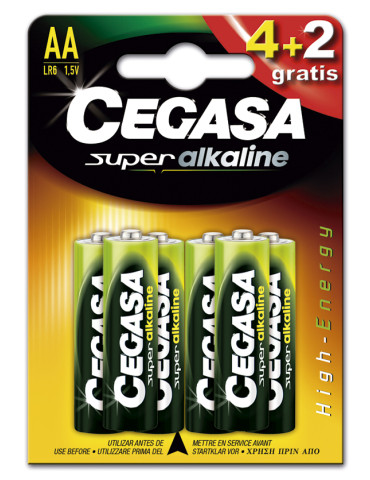 PILA LR06 AA SUP.ALCALINA BL 4+2