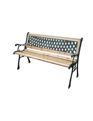 BANCO MADERA / HIERRO FORJADO