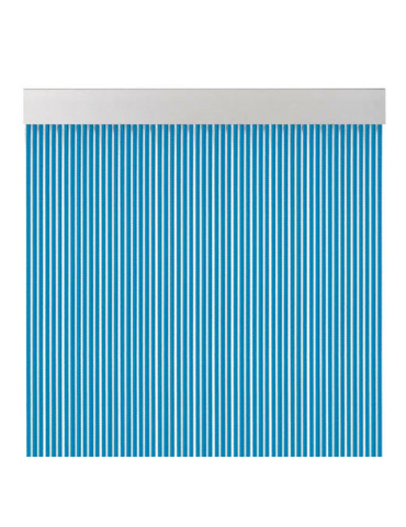 CORTINA CINTAS COLOR AZUL