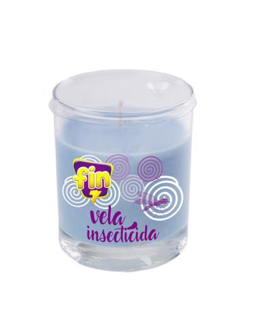 VELA C/CITRONELA VASO CRISTAL