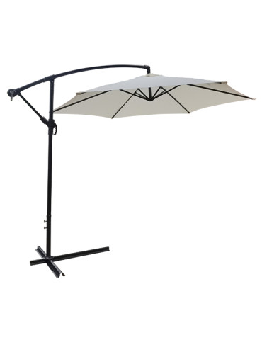 PARASOL LATERAL ALUMINIO BEIGE