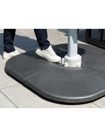 PIE PARASOL PP/HORMIGON ANTRACITA