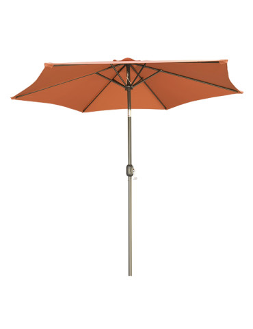 PARASOL ALUMINIO TERRACOTA