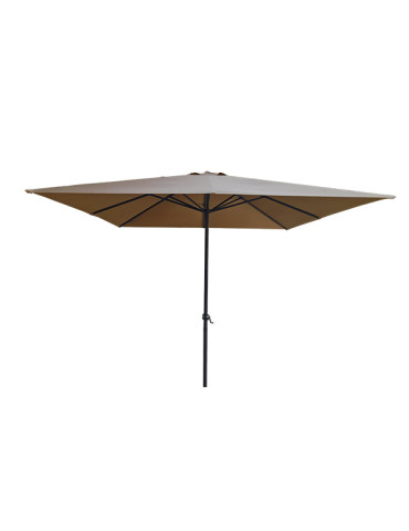 PARASOL ALUMINIO CUADR TAUPE