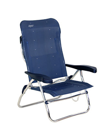 SILLA PLAYA AZUL BAJA 7P CON BARRA TRASERA- AL223