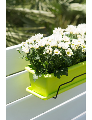 BALCONERA+SOPORTE PISTACHO