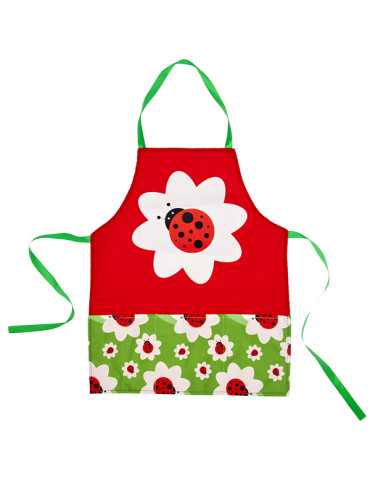 DELANTAL LADYBUG INFANTIL
