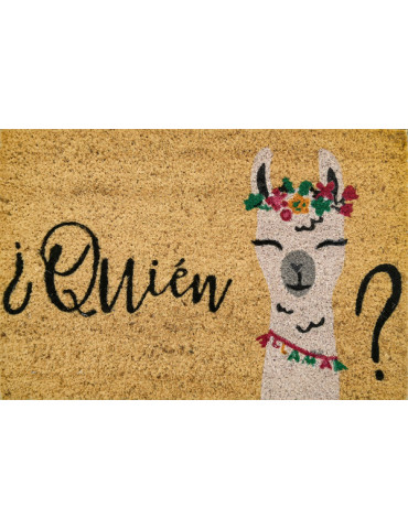 FELPUDO COCO BLANCO QUIEN LLAM