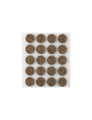 FIELTRO ADHESIVO MARRON