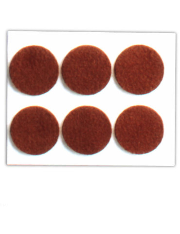 FIELTRO ADH. REDONDO MARRON