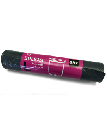 BOLSA BASURA 10U AZUL 50L