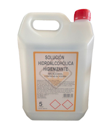 SOLUCION HIDROALCOHOLICA HIGIE