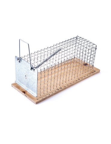 TRAMPA RATA JAULA METALICA
