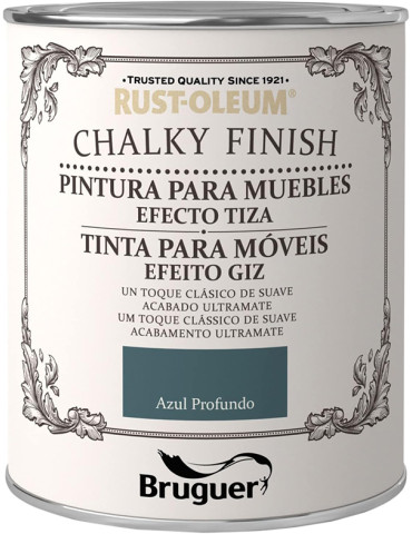 PINTURA MUEBLES TIZA AZUL PROF