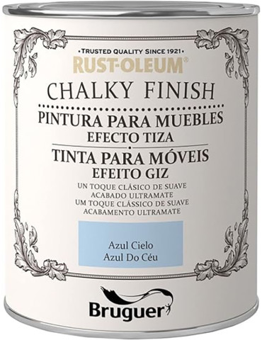 PINTURA MUEBLES TIZA AZUL CIEL