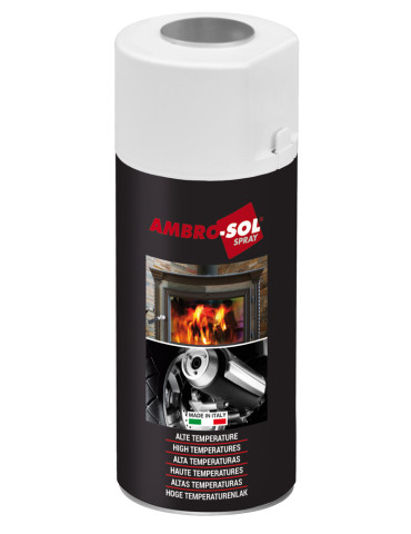 PINTURA SPRAY ANTICALORICA NEGRO MATE