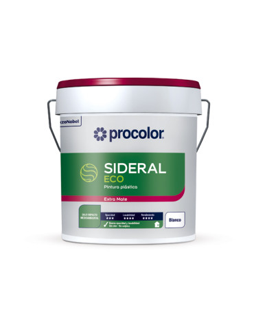 PINTURA PLASTICA MATE SIDERAL ECO